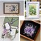 50Pcs Lavender Dried Pressed Flowers for Crafts,Xinxinran Dry Flowers Kit for Wedding Invitation,Resin Molds Bookmark,Jewelry Molds,Candle Making Supplies,Soap,Frame,Cakes